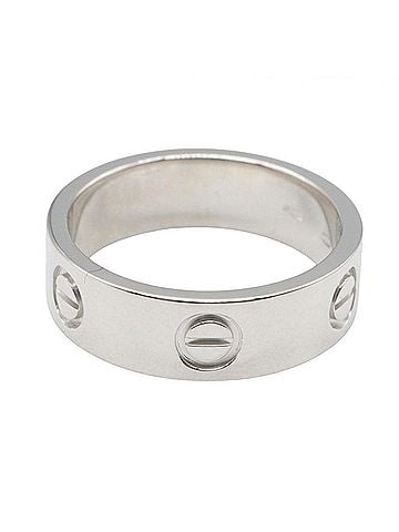 Cartier Cartier Love Ring, 18K White Gold (18KWG), Silver Tone, B4084700 (Men's/Women's) (view 2)