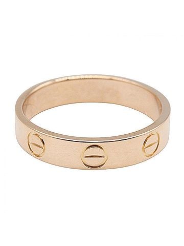 Cartier Cartier Mini Love Ring, 18K Pink Gold (PG), Women's Tone, B4085200 (view 2)