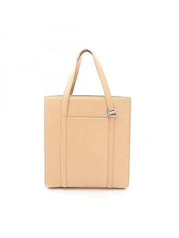 Cartier Cartier Cabochon Tote Bag Handbag Leather Women's Beige (view 1)