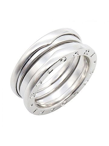 Bvlgari Bvlgari Bulgari B-zero1 Ring, 3-band ring, 18K White Gold (18KWG), Silver-tone, for men and women, 346583 (view 1)