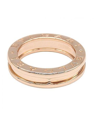 Bvlgari BVLGARI B-zero1 Ring, 1-band ring, 18KPG (pink gold), men's and women's, gold tone, 336003 (view 2)