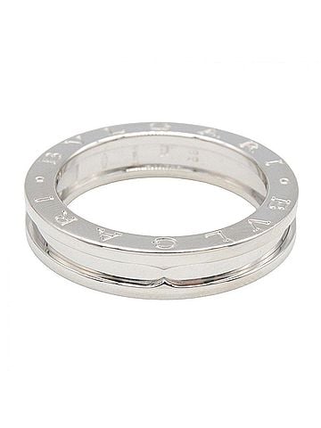 Bvlgari Bvlgari Bulgari B-zero1 1-band ring, 18K white gold, silver-toned, for men and women, 346566. (view 2)