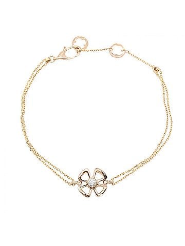 Bvlgari Bvlgari Bulgari Fioreba SM 1PD Bracelet - 18K Pink Gold (PG) Diamond for Women Tone, Clear Tone (view 1)