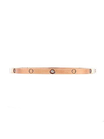 Cartier Love 6 Diamond Bracelet 18K Rose Gold and Diamonds Small (view 1)