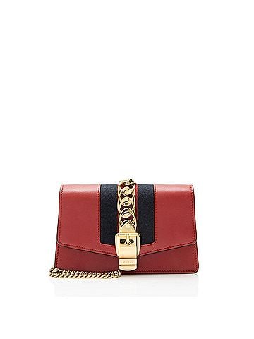 Gucci Gucci Leather Sylvie Super Mini Bag (view 1)
