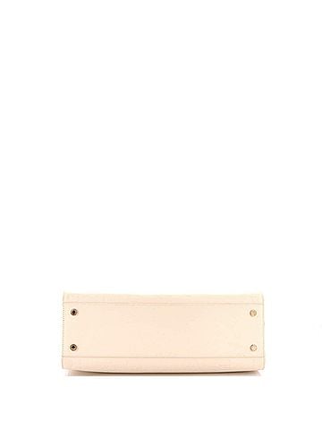 Bvlgari Logo Convertible Tote Embroidered Leather Medium (view 2)