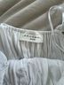American Threads White Short Sleeve Blouse Size M - photo 3