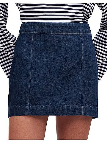 Madewell seamed denim mini skirt  Denim Skirt (view 1)