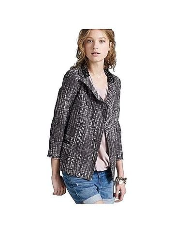 J.Crew Collection Collection Tweed Jewel Collar Coat Coat (view 1)