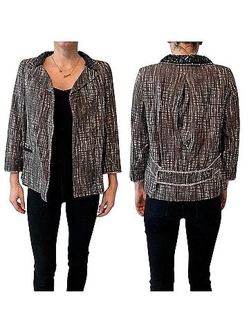 J.Crew Collection Collection Tweed Jewel Collar Coat Coat (view 2)
