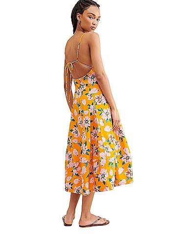 Free People Free People Floral Print Dress Casual Dress (view 2)