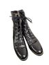 Justin Boots 100% Leather Black Boots Size 8 - photo 1