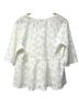 FRYE Floral Multi Color Short Sleeve Blouse Size L - photo 2