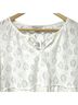 FRYE Floral Multi Color Short Sleeve Blouse Size L - photo 4