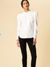 Veronica Beard White Long Sleeve Blouse Size 0 - photo 9
