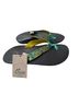 Chaco 100% Polyester Multi Color Black Yellow Teal Gray Flip Flops Size 12 - photo 1