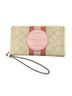 Coach Tan Burgundy Wristlet One size - photo 1