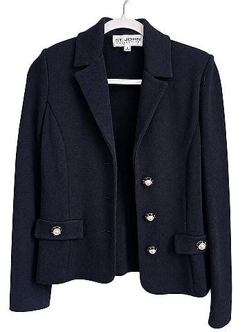 St. John Collection Santana Knit Blazer (view 2)