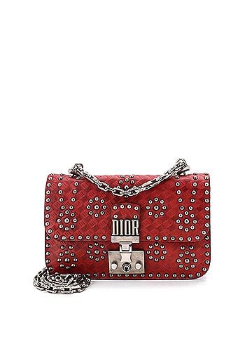 Christian Dior Dioraddict Flap Bag Studded Leather Small (view 1)