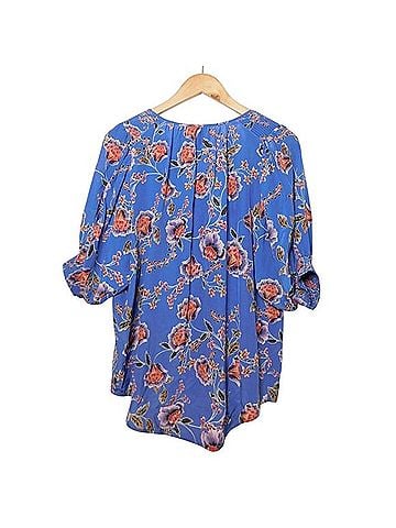 Johnny Was Raine Easy Blouse Short Sleeve T-Shirt (view 2)