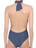WeWoreWhat Polka Dots Blue White One Piece Swimsuit Size M - photo 2
