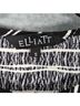 Elliatt 100% Polyester 100% Polyester 100% Polyester Stripes Black White Casual Dress Size S - photo 3
