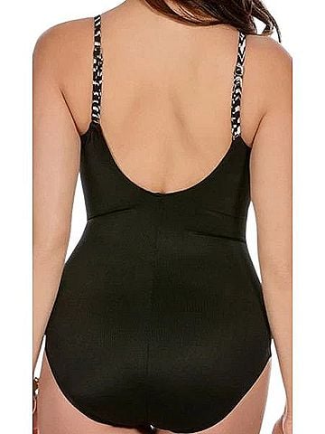 Miraclesuit Between The Pleats  Aragon One Piece Swimsuit (view 2)