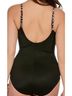 Miraclesuit Stripes Black White One Piece Swimsuit Size 8 - photo 2