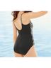 Miraclesuit Stripes Black White One Piece Swimsuit Size 8 - photo 5