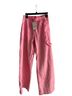 ee:some Ombre Solid Tie-dye Pink Cargo Pants Size S - photo 1