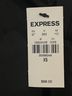 Express 60% Cotton 35% Polyester 5% Spandex 100% Cotton Solid Black Short Sleeve Blouse Size XS - photo 3