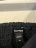 Express 60% Cotton 35% Polyester 5% Spandex 100% Cotton Solid Black Short Sleeve Blouse Size XS - photo 9