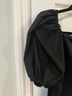 Express 60% Cotton 35% Polyester 5% Spandex 100% Cotton Solid Black Short Sleeve Blouse Size XS - photo 5