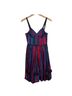 Marc Jacobs 100% Silk Stripes Multi Color Cocktail Dress Size 6 - photo 1