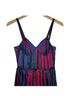 Marc Jacobs 100% Silk Stripes Multi Color Cocktail Dress Size 6 - photo 3