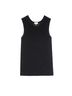 DONNI Black Knit Shell Top in Jet Size M - photo 1