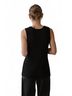 DONNI Black Knit Shell Top in Jet Size S - photo 4
