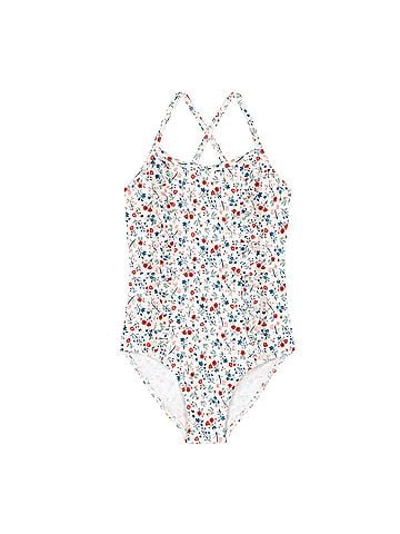 Petit Bateau Girl's One-Piece Floral Swimsuit in Multi (view 1)