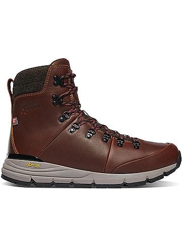Danner Women's Arctic 600 Insulated Waterproof Side-Zip 7" Hiking Boots in Brown (view 1)