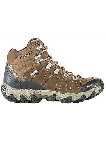 Oboz Women's Bridger Leather Waterproof Hiking Boots in Walnut (view 1)