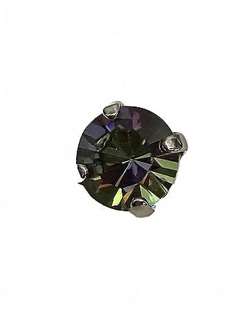 Mariana Women's Studs Earrings in Iridescent Green (view 1)