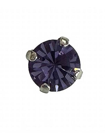 Mariana Women's Studs Earrings in Purple (view 1)