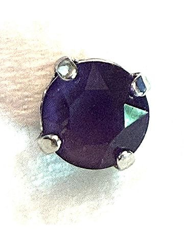 Mariana Women's Studs Earrings in Purple (view 1)