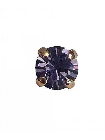 Mariana Women's Studs Earrings in Purple (view 1)