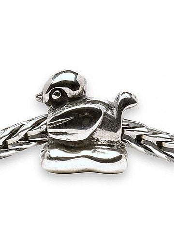 Trollbeads Women's Duckling Bead in Silver (view 1)