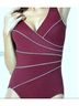 Miraclesuit Solid Burgundy One Piece Swimsuit Size 18 - photo 6