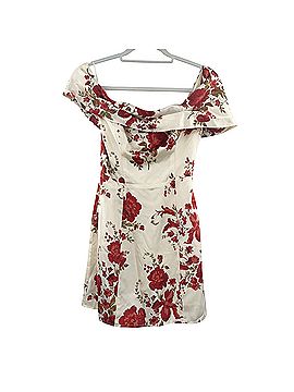 Reformation Lanelle Silk Mini Dress Cocktail Dress (view 1)