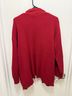 Quince 100% Cotton Red Cardigan Size L - photo 3