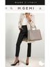 M. Gemi 100% Calf Leather Snake Print Gray Tan Leather Tote One size - photo 14