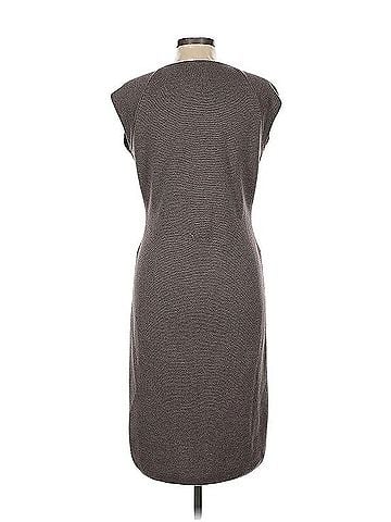 Ballantyne Merino Wool Silk Sheath Midi Dress Casual Dress (view 2)